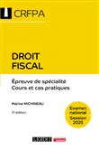 Droit fiscal - CRFPA - Examen national Session 2022
