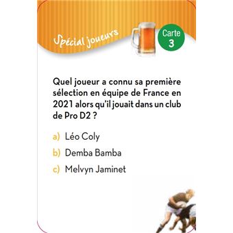 Apéro-cartes spécial rugby
