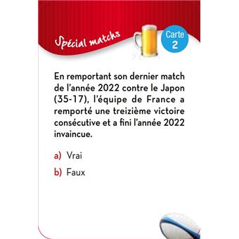 Apéro-cartes spécial rugby