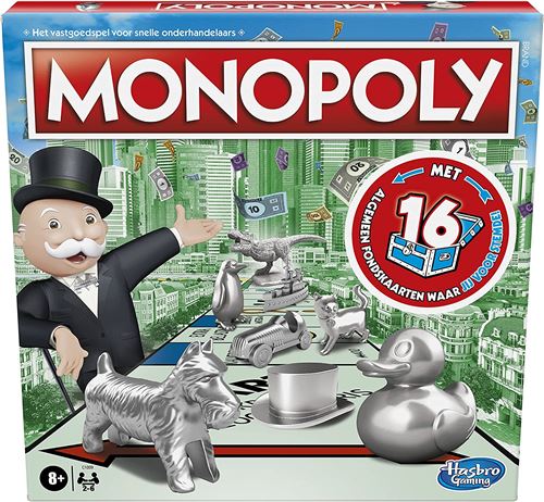 Jeux de société Hasbro Monopoly Classic Version en Néerlandais