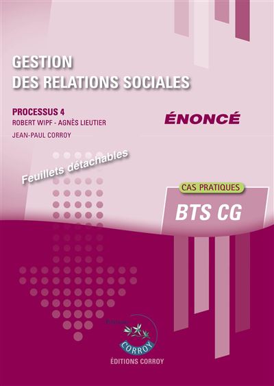 Gestion des relations sociales - enonce