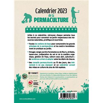 Calendrier 2023 de la permaculture