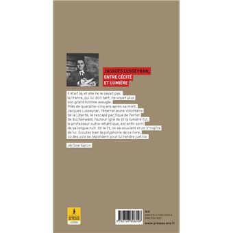 Jacques Lusseyran, entre cécité et lumière