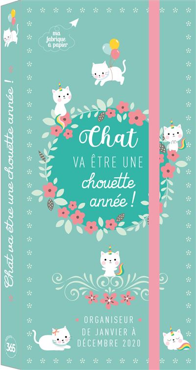 Organiseur Chat Va Etre Une Chouette Annee Broche Collectif Achat Livre Fnac