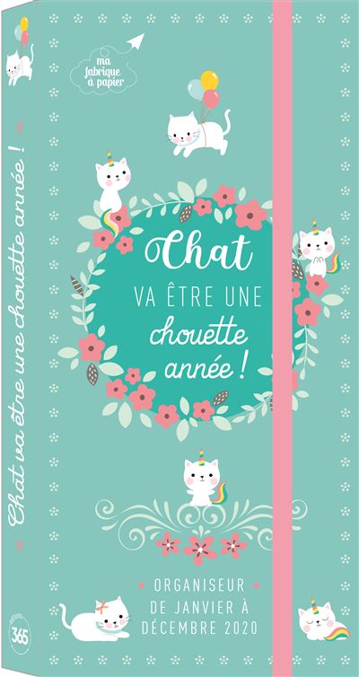 Organiseur Chat va être une chouette année 2020