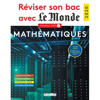 Réviser son bac avec le monde 2020 mathématiques