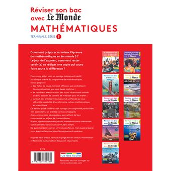 Réviser son bac avec le monde 2020 mathématiques