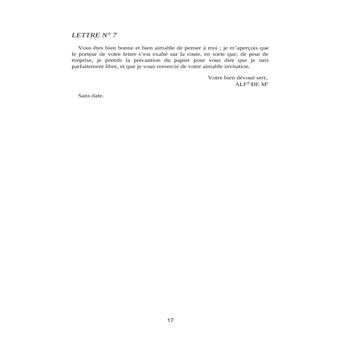 Correspondance