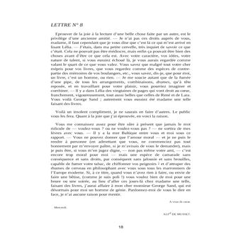 Correspondance