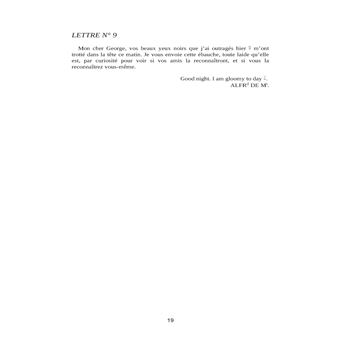 Correspondance