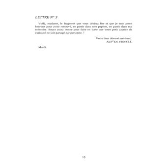 Correspondance