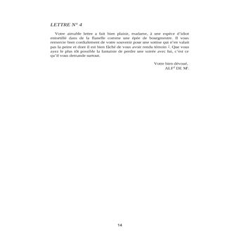 Correspondance