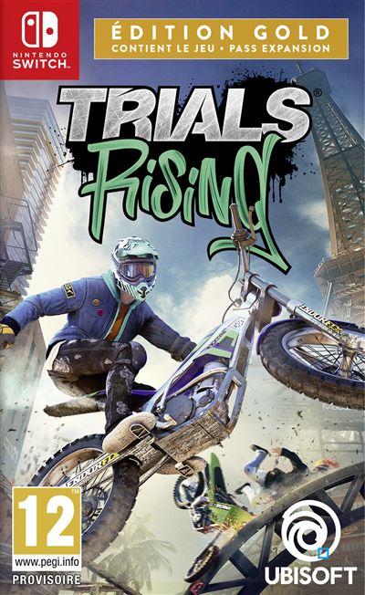 Pochette avant du jeu Trials Rising Edition Gold Nintendo Switch