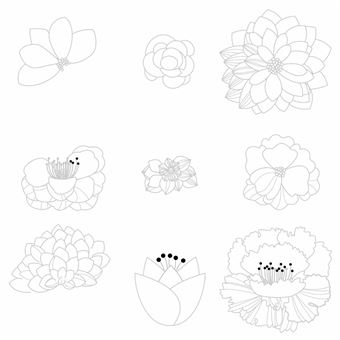 Fleurs Merveilleuses - Je médite, je colorie, je dessine