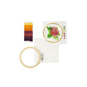 EMBROIDERY KIT - ROSE