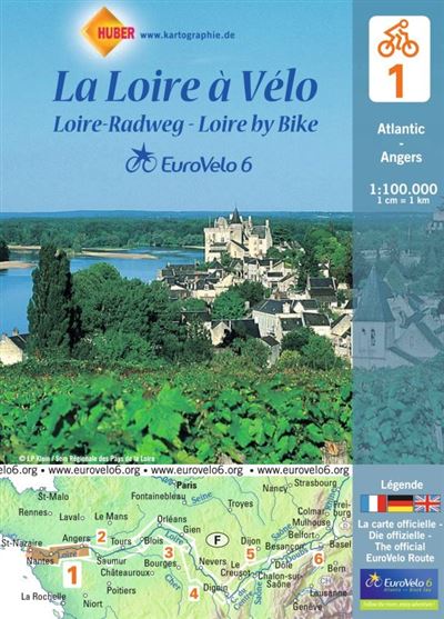 LA LOIRE A VELO 1 (Atlantique > Angers) -  Collectif - broché