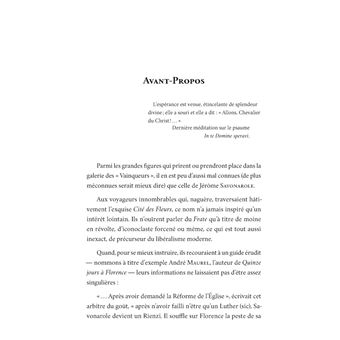 Jérôme Savonarole, chevalier du Christ