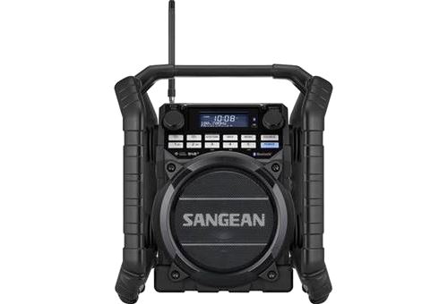 Radio de construction avec Bluetooth Sangean U4 DBT+ Ultra Rugged Noir