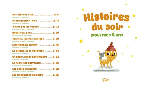 Histoires du soir pour mes 4 ans - cartonné - Pascal Brissy, Marie Paruit,  Bérengère Staron, Béatrice Costamagna, Livre tous les livres à la Fnac