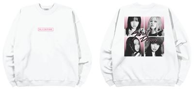 BlackPink : Logo - Sweat à capuche rose clair - France