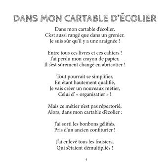 Poèmes à colorier et illustrer