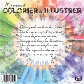 Poèmes à colorier et illustrer