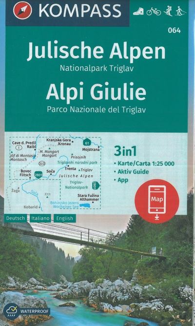 Julische alpen - alpi giulie 1 : 25 000