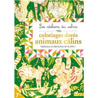 Coloriages dorés Animaux câlins