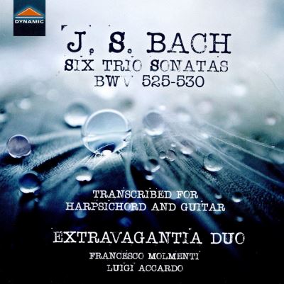 Sonates en trio bwv 525/530/transcr pour clavecin et guitare