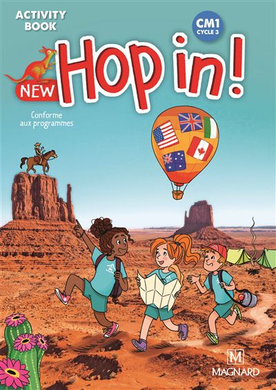 New Hop In! Anglais CM1 (2019) - Activity Book - Elisabeth Brikké - broché