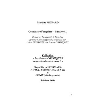 Combattre l'anxiété - l'angoisse...