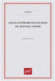 Leçon littéraire sur « Les Mots » de Sartre