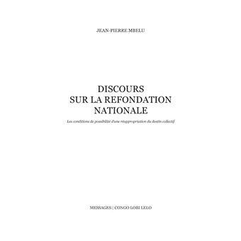 Discours sur la refondation nationale