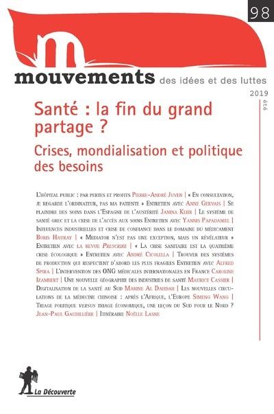 Mouvements,98:sante la fin du grand partage crises neolibera