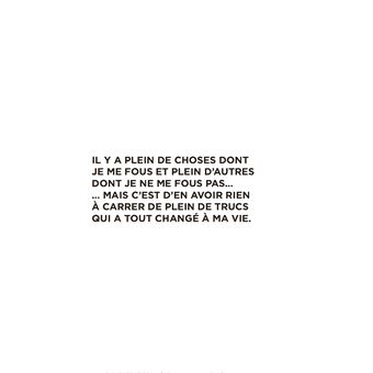 L'art subtil de s'en foutre - journal