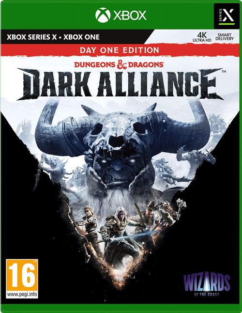 Pochette avant du jeu Dungeons et Dragons Dark Alliance Day One Edition Xbox Series X