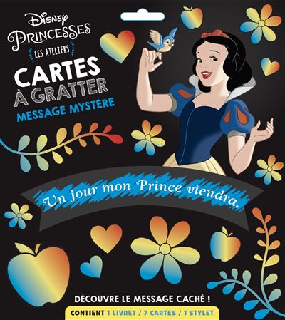 Disney Princesses - : Les Ateliers Disney - Cartes à gratter - Messages  mystères - Disney Princesses