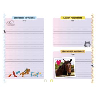 Agendas scolaires : Love Cheval