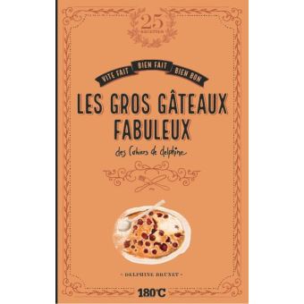 Les Gros Gateaux Fabuleux Des Cahiers De Delphine Broche Delphine Brunet Achat Livre Fnac