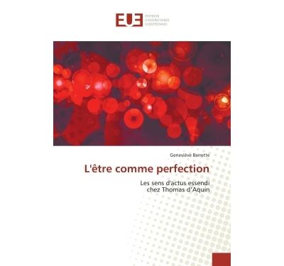 L'être comme perfection