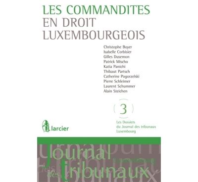 Les commandites en droit luxembourgeois