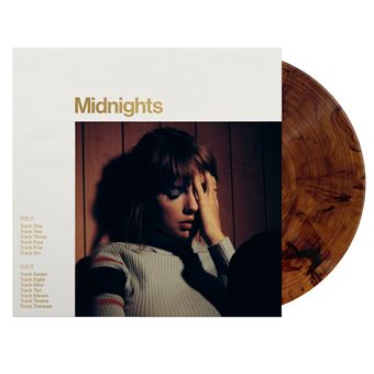 Midnights : Mahogany Édition Limitée Vinyle Marron Marbré