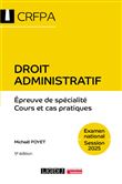Droit administratif - CRFPA - Examen national Session 2023