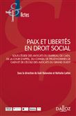Paix et Libertés en droit social