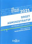 Annales Droit administratif 2021