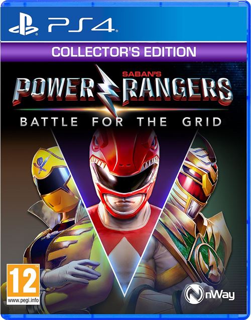 Pochette avant du jeu Power Rangers Battle for the Grid Edition Collector's PS4