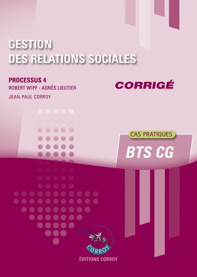 Gestion des relations sociales - corrige