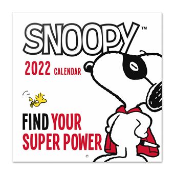 Calendrier mural 2022 Snoopy
