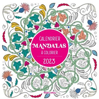 Calendrier mandalas à colorier 2023 - broché - Marica Zottino, Livre