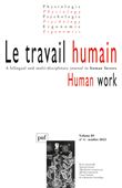 Le travail humain 2022-4, vol. 85, n.4